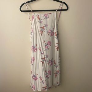 Backless Floral Dress